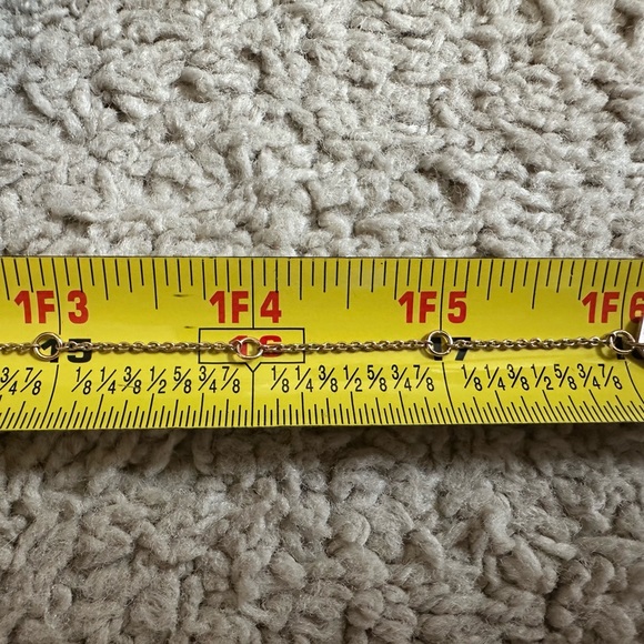 Touchstone Crystal Gold Heart Necklace with Sparkling Pendant - Picture 5 of 6